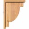 Ekena Millwork Alpine Smooth Corbel w/Backplate, Western Red Cedar, 5 1/2"W x 12"D x 16"H COR06X12X16ALP01SWR - alternate 4
